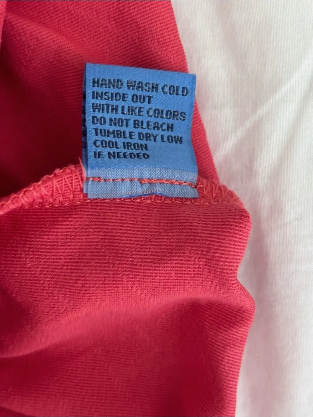 J. McLaughlin Coral Quilted Allie Short Sleeve Tee Medium Coastal Summer - Picture 8 of 8